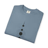T-shirt with black geometric design Unisex Garment-Dyed T-shirt