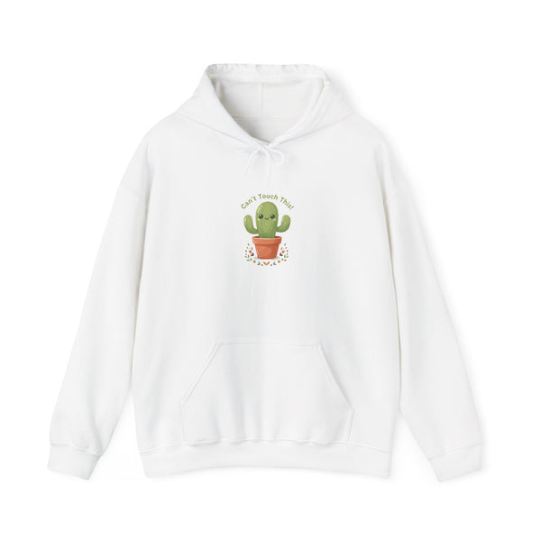 Cactus Pun Hoodie | Plant Parent Humor, Sage Cream Botanical Sweatshirt