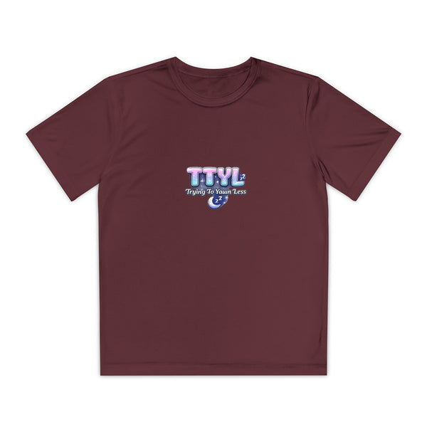 TTYL Typography Tee | Youth Competitor Shirt, Pastel Retro Text