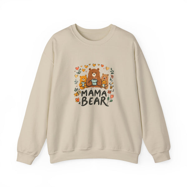 Mama Bear Sweatshirt — Cute Mama Bear & Cubs Floral Mother's Day Gift