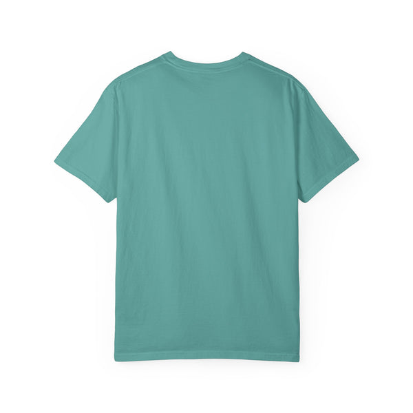 T-shirt with black geometric design Unisex Garment-Dyed T-shirt