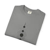 T-shirt with black geometric design Unisex Garment-Dyed T-shirt