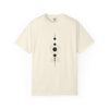 T-shirt with black geometric design Unisex Garment-Dyed T-shirt