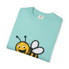 Bee happy/ yellow bee/ Unisex Garment-Dyed T-shirt