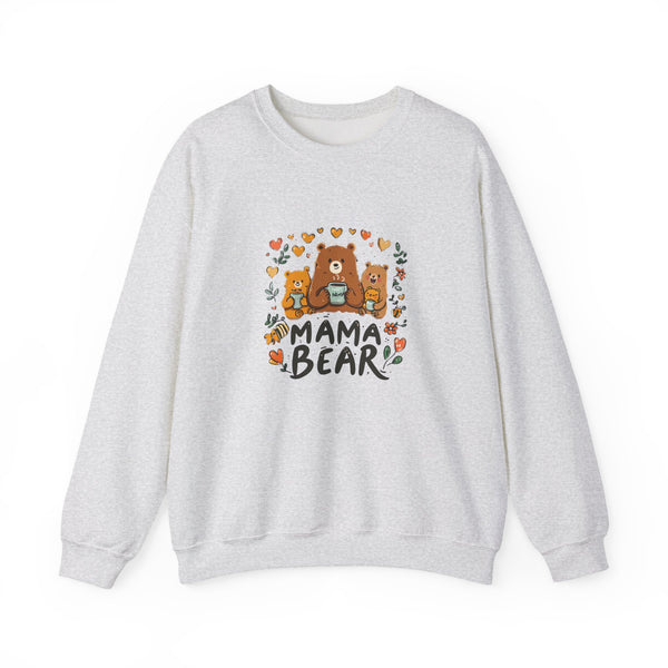 Mama Bear Sweatshirt — Cute Mama Bear & Cubs Floral Mother's Day Gift
