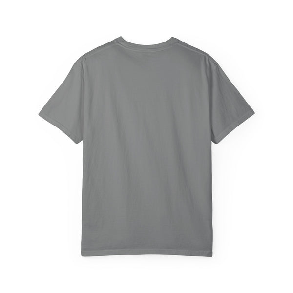 T-shirt with black geometric design Unisex Garment-Dyed T-shirt