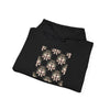 Vintage Bow & Floral Repeat Hoodie | Coquette Lace Scallop Pattern
