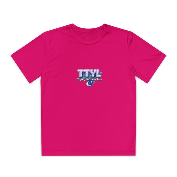 TTYL Typography Tee | Youth Competitor Shirt, Pastel Retro Text