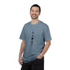 T-shirt with black geometric design Unisex Garment-Dyed T-shirt