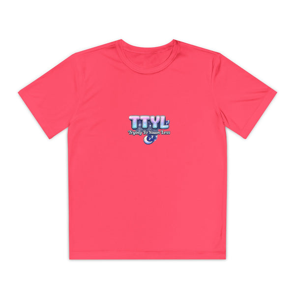 TTYL Typography Tee | Youth Competitor Shirt, Pastel Retro Text