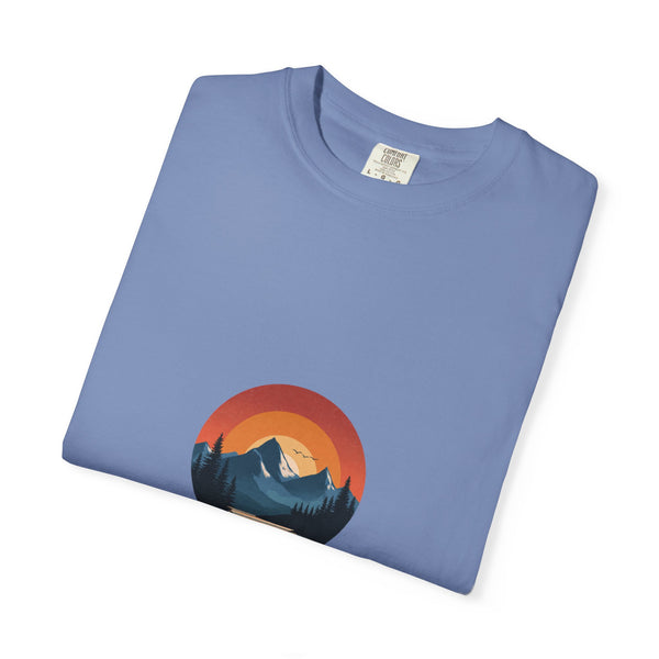 Peace Loading T-Shirt — Mountain Sunset Graphic Tee