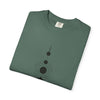 T-shirt with black geometric design Unisex Garment-Dyed T-shirt