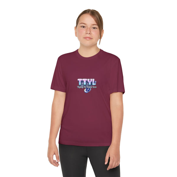 TTYL Typography Tee | Youth Competitor Shirt, Pastel Retro Text