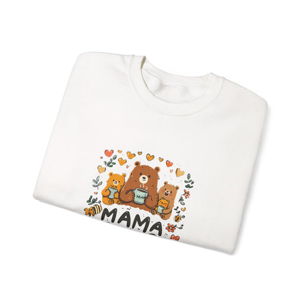 Mama Bear Sweatshirt — Cute Mama Bear & Cubs Floral Mother's Day Gift