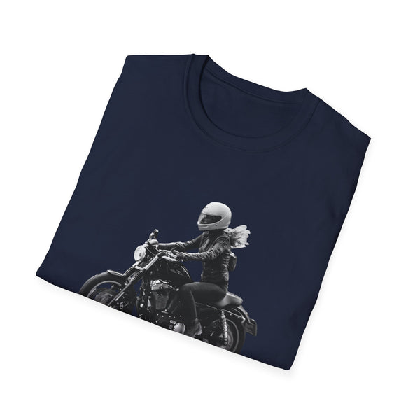 Woman Biker Unisex Softstyle T-Shirt