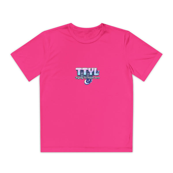 TTYL Typography Tee | Youth Competitor Shirt, Pastel Retro Text