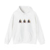 Panda Trio Cycling Hoodie – Cute Biking Animal Graphic Sweatshirt
