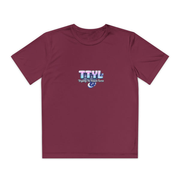 TTYL Typography Tee | Youth Competitor Shirt, Pastel Retro Text