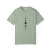 T-shirt with black geometric design Unisex Garment-Dyed T-shirt