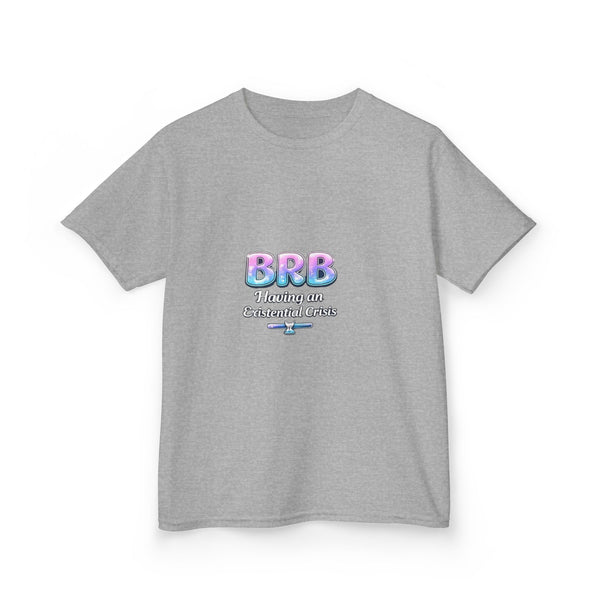 BRB Pastel Bubble Text Kids Tee | Online Chat, Cute Vaporwave Design