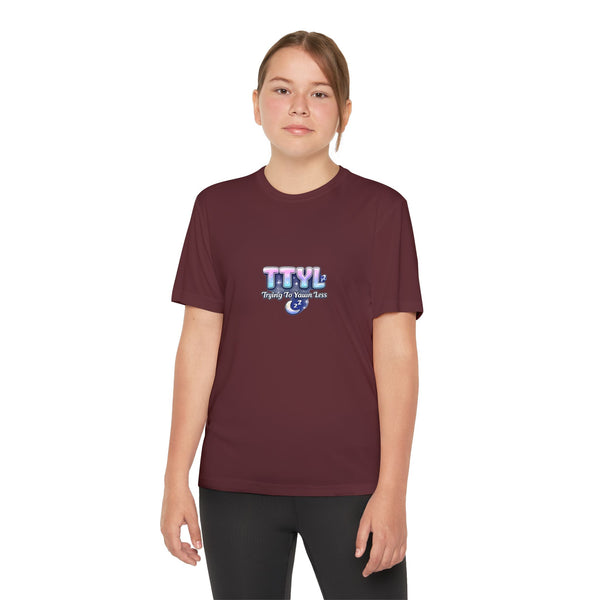 TTYL Typography Tee | Youth Competitor Shirt, Pastel Retro Text
