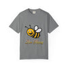 Bee happy/ yellow bee/ Unisex Garment-Dyed T-shirt