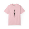 T-shirt with black geometric design Unisex Garment-Dyed T-shirt