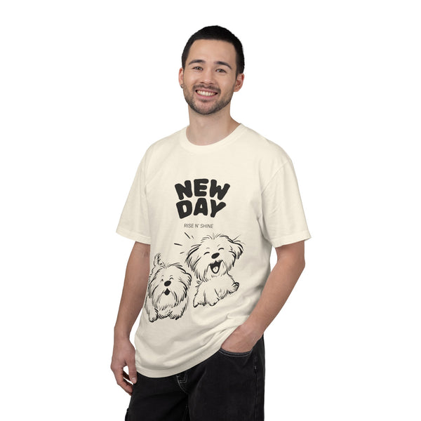 Happy jumping dogs/Unisex Garment-Dyed T-shirt