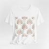 Blush Bow & Floral Repeat Tee | Coquette Lace Pattern
